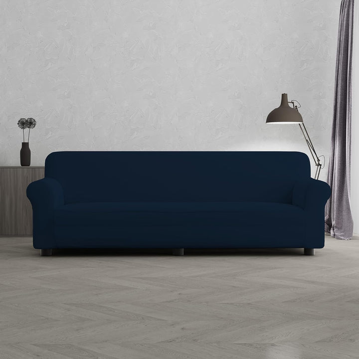 Italian Bed Linen Sofa-Schonbezug “Più Bello”, Dunkelblau, 4 PLÄTZE 4 PLÄTZE Dunkelblau, 4 PLÄTZE Du