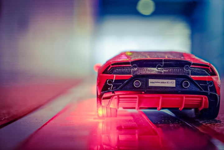 Ravensburger 3D Puzzle 11571 - Lamborghini Huracán EVO - Arancio - Der rassige Supersportwagen als 3