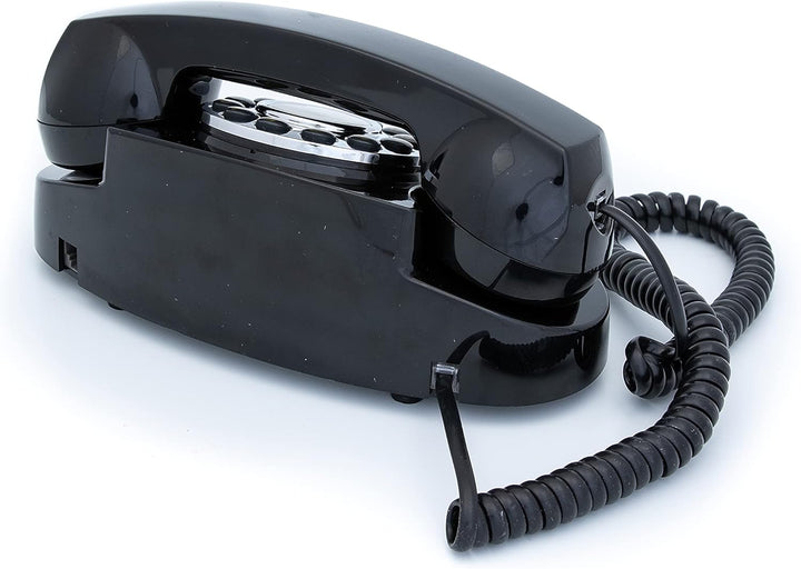 GPO Audrey Telefon mit Tasten, 1950er-Jahre-Design schwarz, schwarz