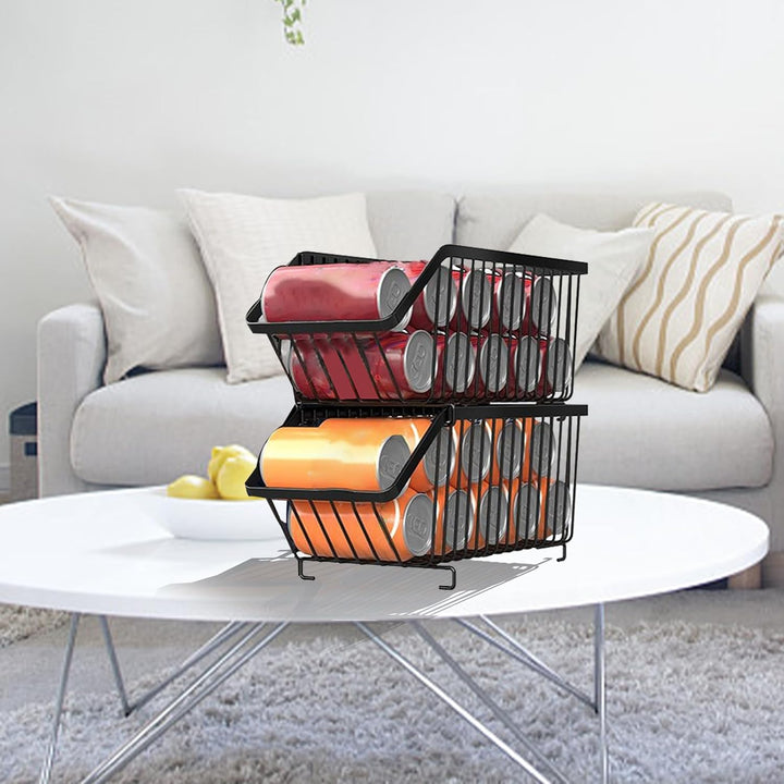 Dosenregal-Organizer, stapelbarer Eisen-Spender, robustes Dosenregal, platzsparendes Design, ideal f