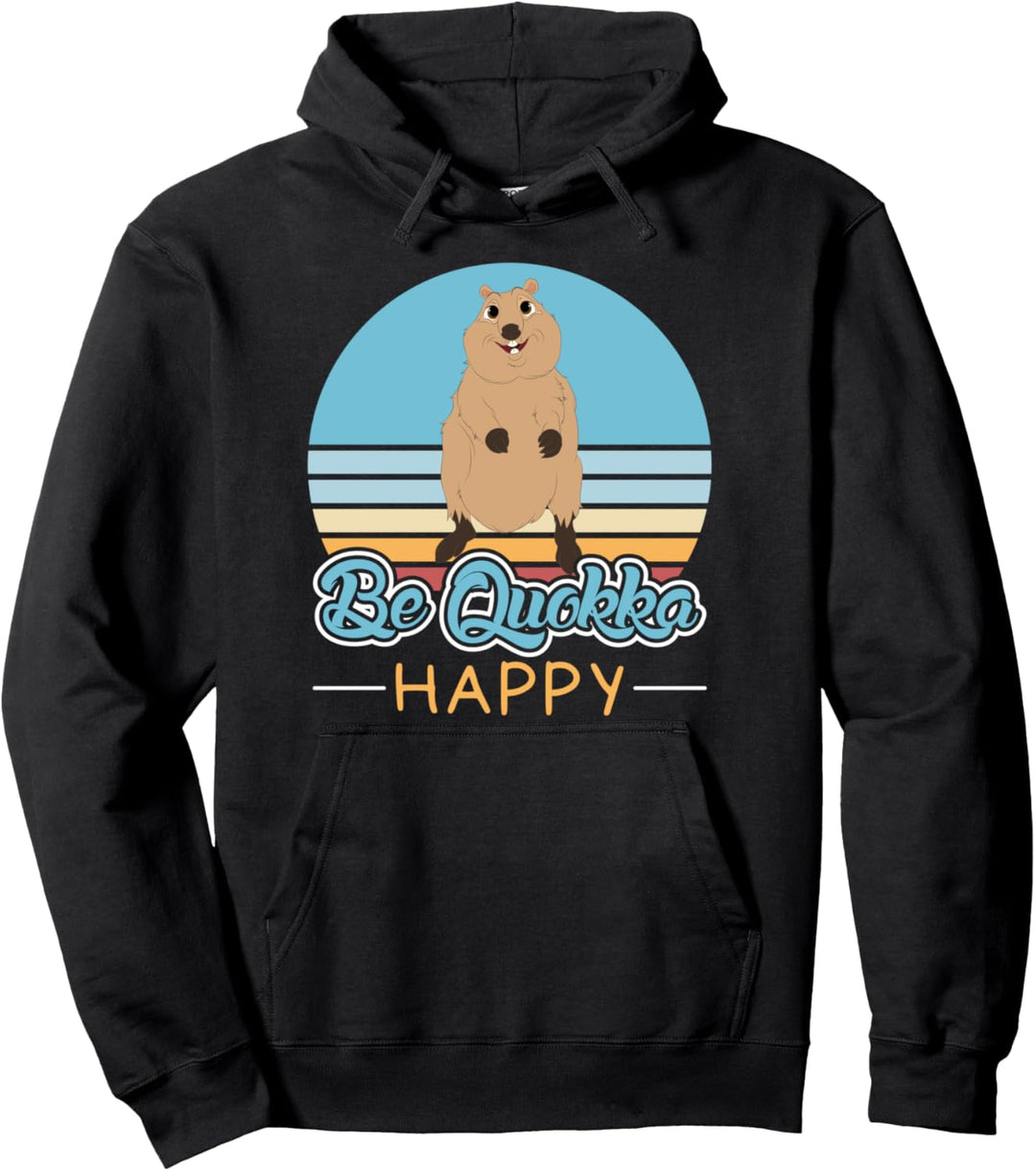 Süsses Australien Sei Quokka glücklich Lustiges Quokka Pullover Hoodie