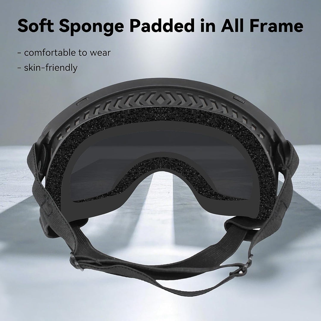 PETLESO Hundebrille Winddichte Hunde Sonnenbrille Hund Schutzbrille mit Verstellbare Band Geeignet f