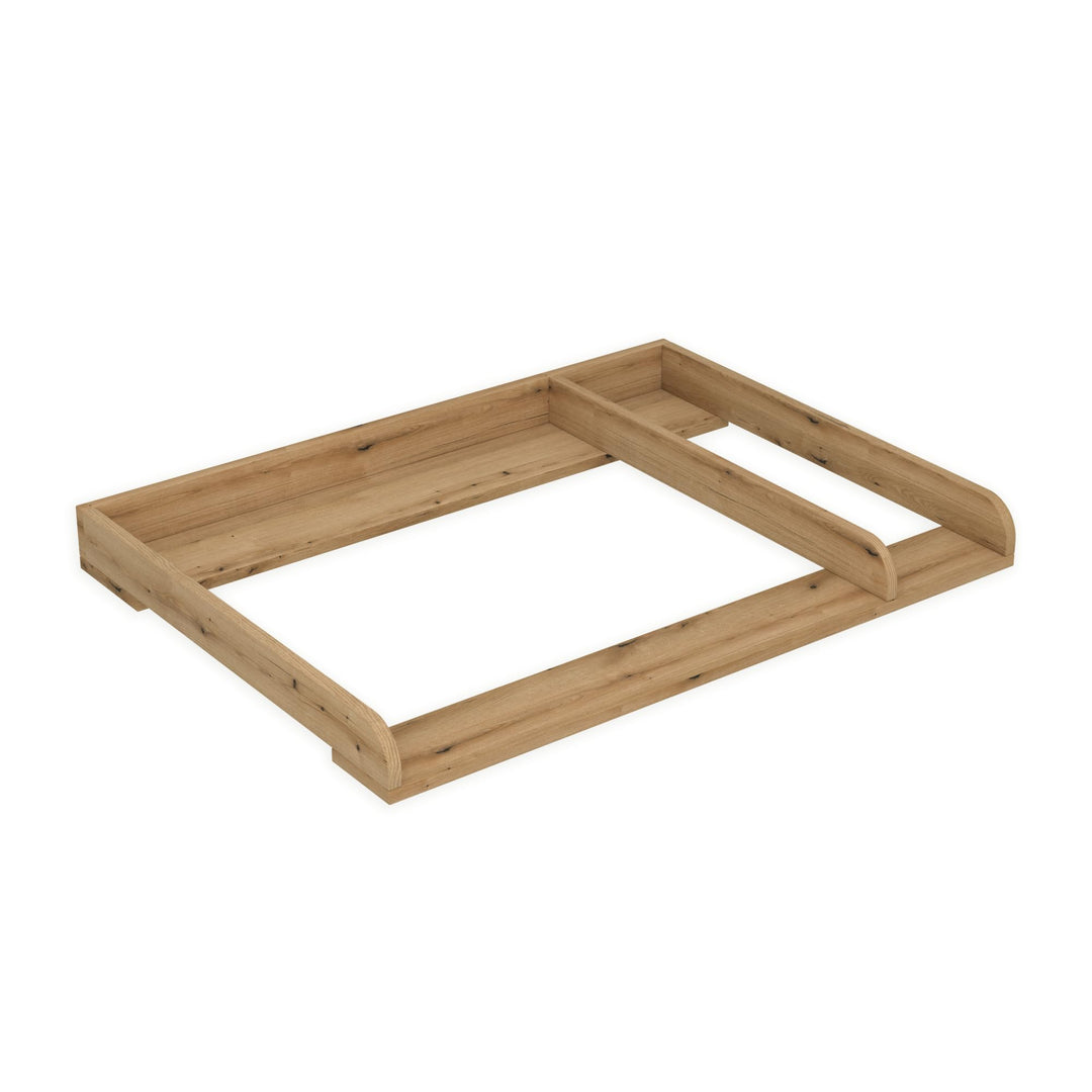 Wickeltischaufsatz mit Teilung für IKEA HEMNES, Wickelkommoden Aufsatz mit Trennfach, 50 cm Tiefe, a