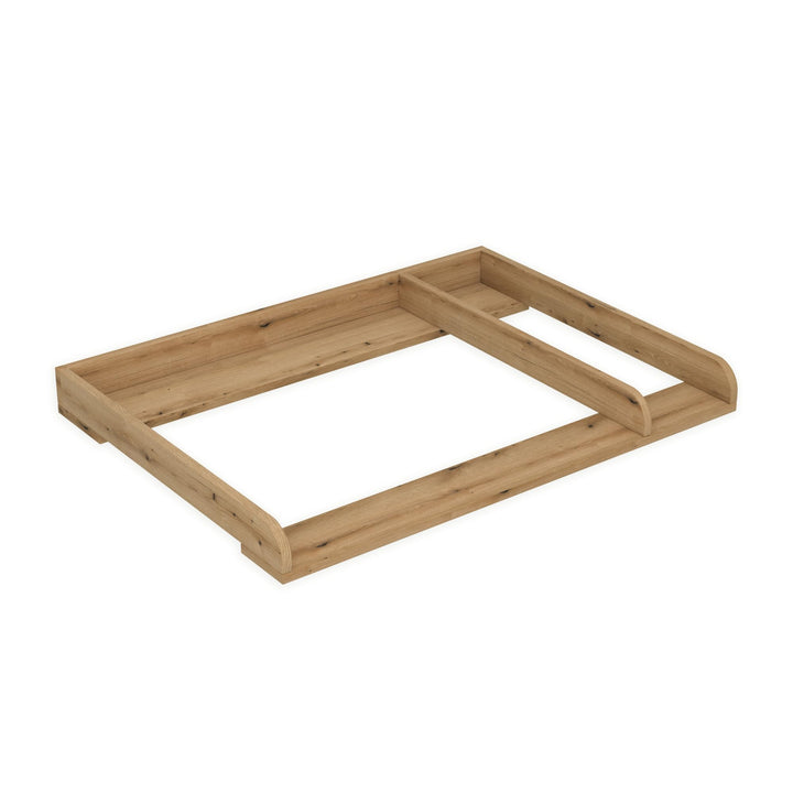 Wickeltischaufsatz mit Teilung für IKEA HEMNES, Wickelkommoden Aufsatz mit Trennfach, 50 cm Tiefe, a