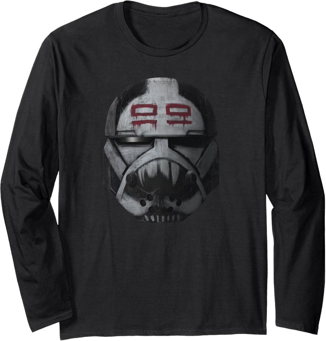 Star Was The Clone Wars The Bad Batch Wrecker Helmet Langarmshirt