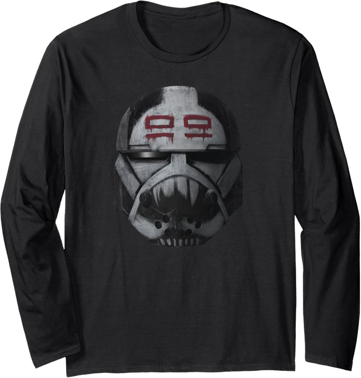Star Was The Clone Wars The Bad Batch Wrecker Helmet Langarmshirt