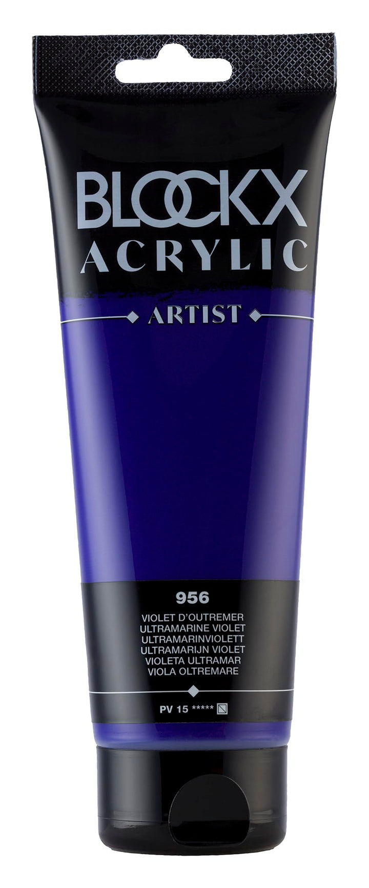 Blockx 61956BXC - Tube 250ml, feine Acrylfarbe, Acrylic Artist, halbtransparent und satiniert, PV 15
