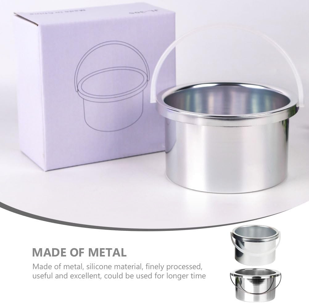 Healeved Wachswärmer Innentopf Aus Aluminium 5.1 Zoll Ersatzbehälter Für Wachsschmelzmaschine Ideal