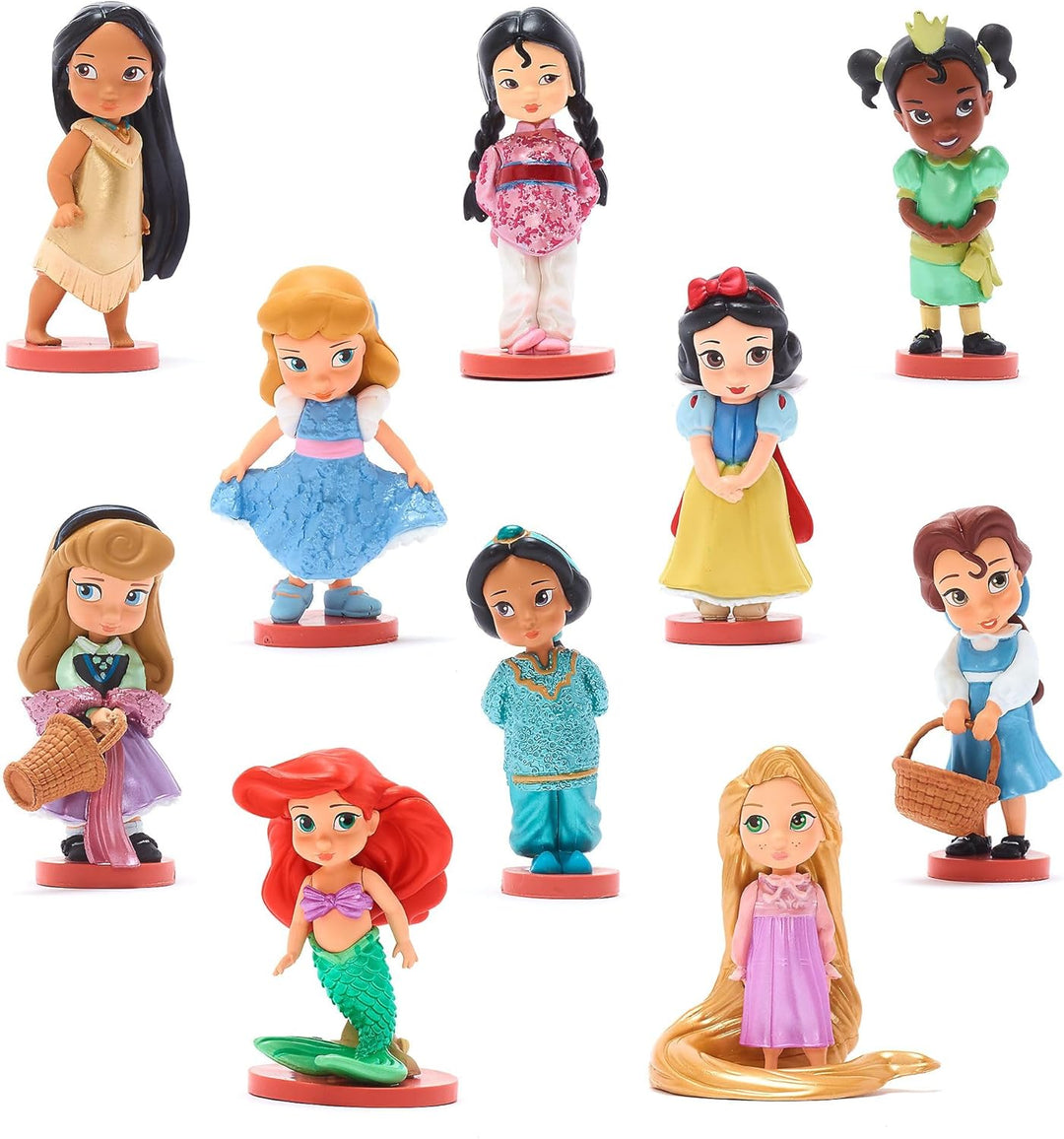 Disney Store Official - Animators - Disney Prinzessinnen - Figurenspielset - 10 geformte Puppen - Mi