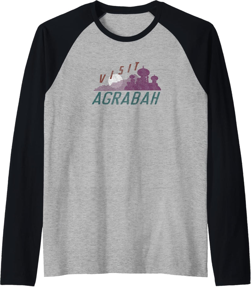 Disney Aladdin Agrabah Striped Horizon Visit Raglan