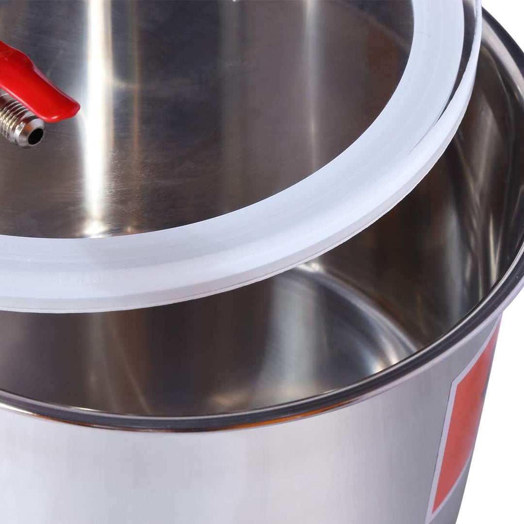 BACOENG 6.8 Liter Vakuumkammer Edelstahl Vakuum Entgasungskammer (Durchmesser 22CM, Höhe 15CM) 6.8L,