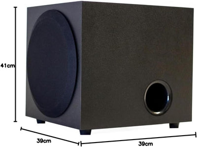 Eltax SW800 Subwoofer, Schwarz