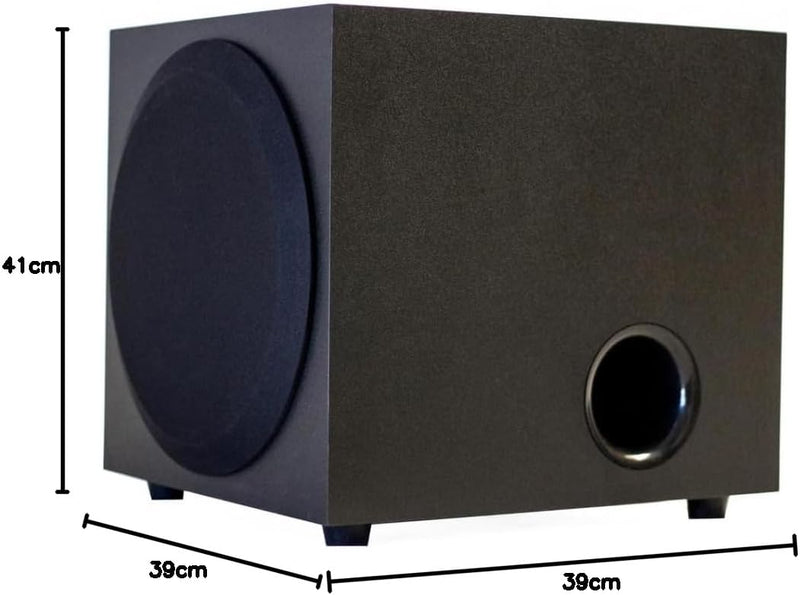 Eltax SW800 Subwoofer, Schwarz