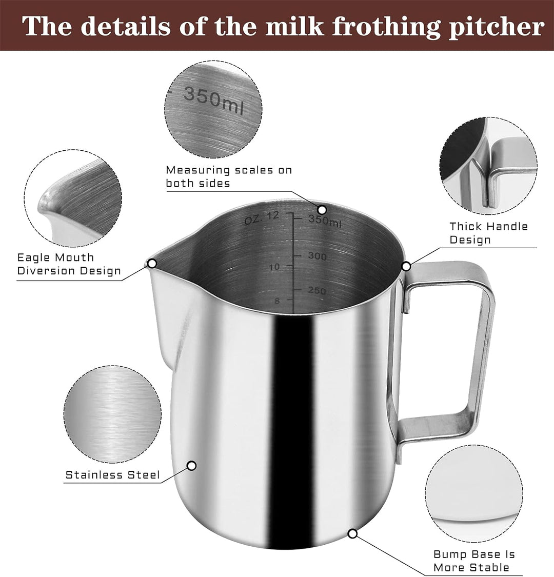 Yolococa 51mm Kaffee Tamper Set 304 Edelstahl Base Kaffeepresse Espresso Tamper mit Tampermatte, Mil