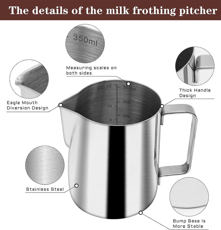 Yolococa 51mm Kaffee Tamper Set 304 Edelstahl Base Kaffeepresse Espresso Tamper mit Tampermatte, Mil