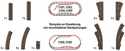 Trix 62900 - Grosses H0 Gleis-Ergänzungs-Set