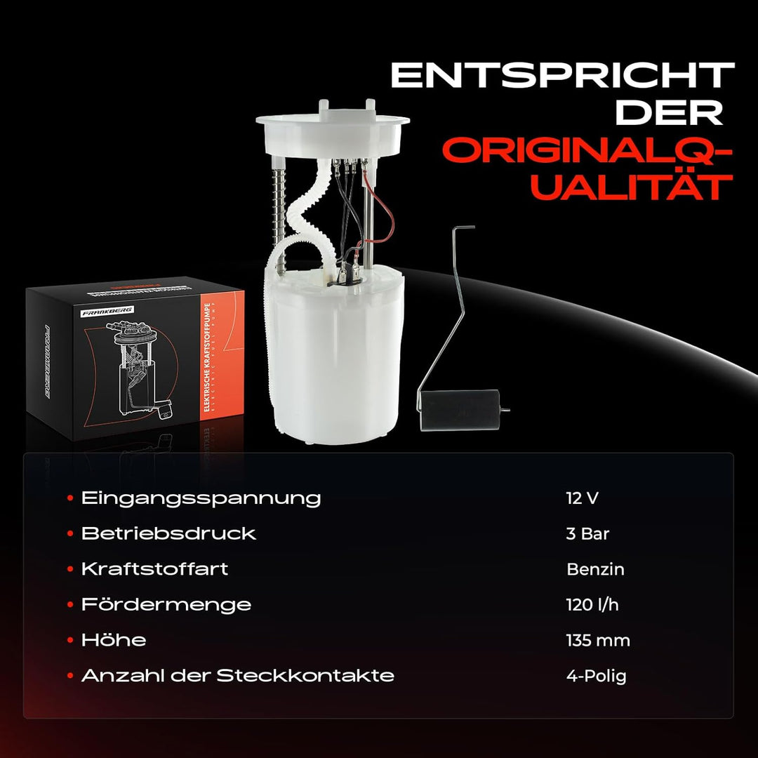 Benzinpumpe Fördereinheit Für Cordoba Vario Ibiza III+IV 6K Polo 6N 9N 6K Polo+Classic+Coupe+Variant