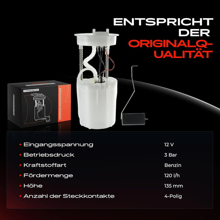 Benzinpumpe Fördereinheit Für Cordoba Vario Ibiza III+IV 6K Polo 6N 9N 6K Polo+Classic+Coupe+Variant