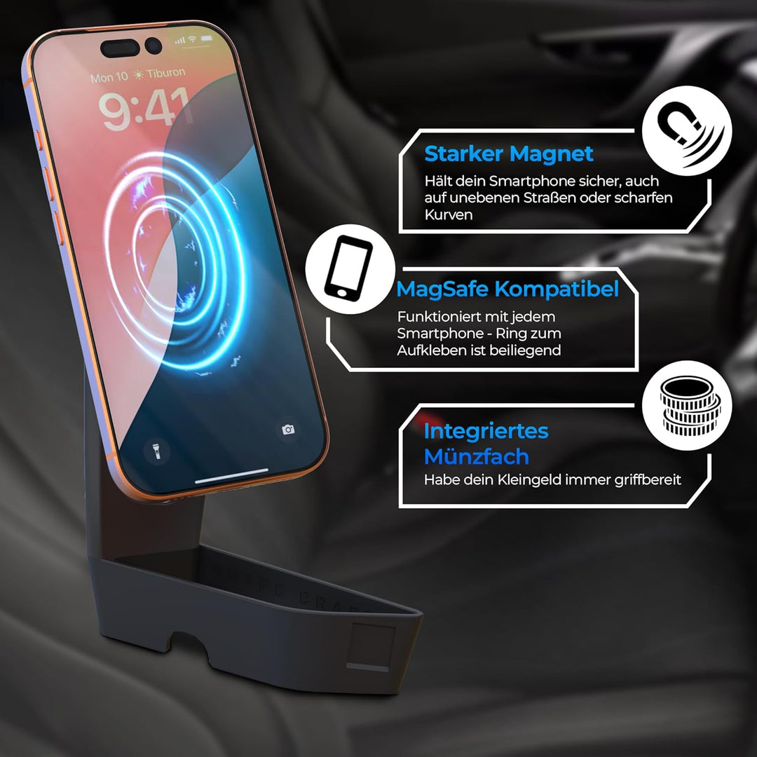 Generisch Magnetische Handyhalterung für Seat Leon & Cupra Formentor (ab 2024, Facelift) – MagSafe-k