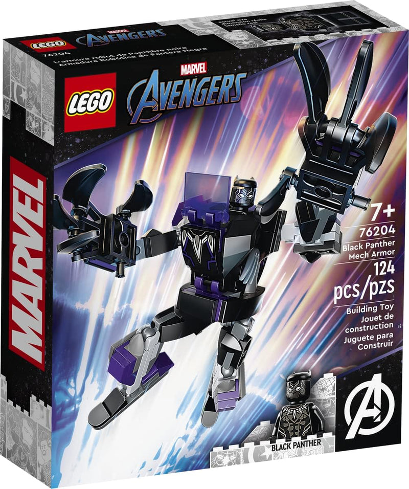 Lego Marvel Avengers Set - Black Panther Mech 76204 + Wolverine Mech 76202