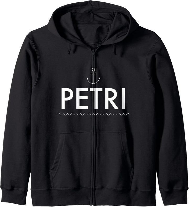 Cool Petri Heil Fishing Design | Anglergruss für alle Angler Kapuzenjacke