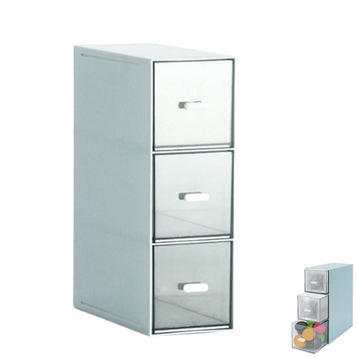 Teebox mit 3 Schubladen Tee Organizer Stapelbar Aufbewahrungsbox für Teebeutel Kaffeepads Teeaufbewa