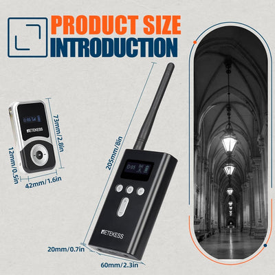 Retekess T130S Wireless Tour Guide System, 100m Drahtloses Reiseführersystem, Übersetzungssystem für