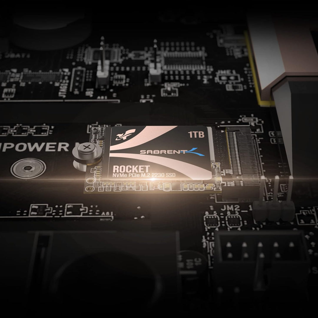 Sabrent 2230 M.2 NVMe Gen 4 1TB, Interne SSD 4750 MB/s Lesen, PCIe 4.0 X4, Internes Solid State Driv
