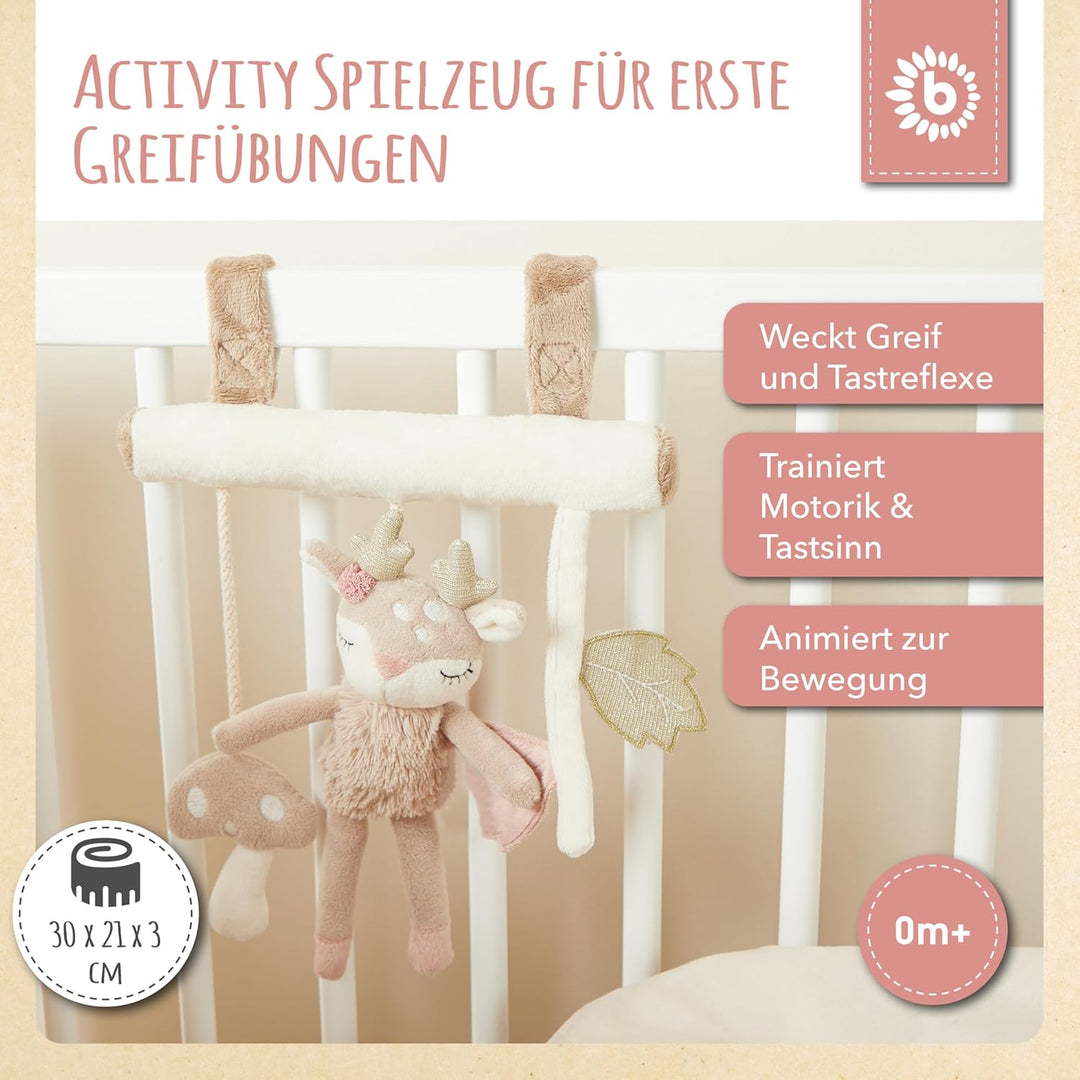 Baby Kinderwagenkette Mädchen REH Ella| Maxi Cosi | Mobile Kinderwagen Spielbogen Spieluhr Kette Spi
