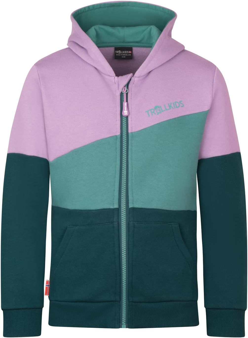 Trollkids Kids Alesund Sweater 92 92 Light Violet, 92 92 Light Violet