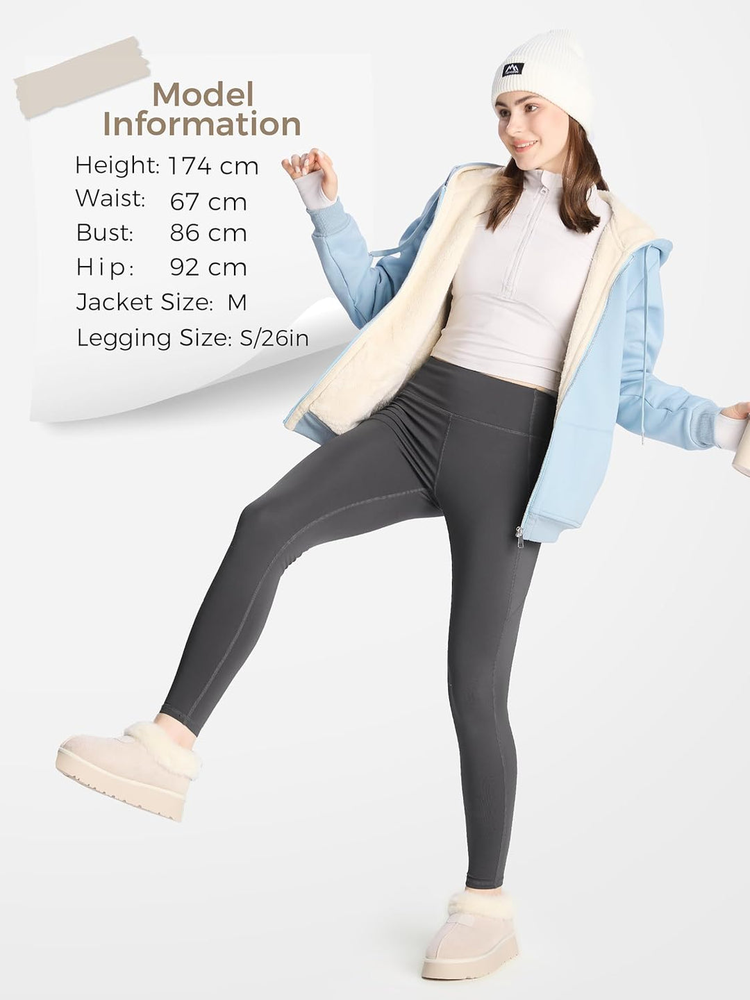 MOVE BEYOND Sweatjacke Damen Kapuzenjacke Hoodie Fleece mit Zipper Fleecepullover Fleecejacke mit Ka