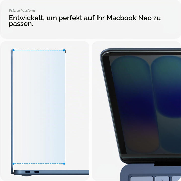 Spigen SafeView Magnetischer Blickschutzfilter [1P] für Macbook Neo 13" | Privacy Schutz, Blendschut