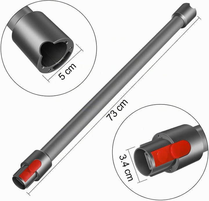 Verlängerungsrohr für Dyson V15 V11 V10 V8 V7 Saugrohr Ersatzteile Rohr Zubehör Staubsaugerrohr Tele