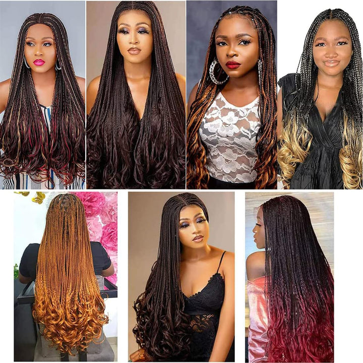 WoWCFyyds 8 Packs French Curl Braiding Hair 20 Inch Loose Wave Spiral curly braiding hair extensions