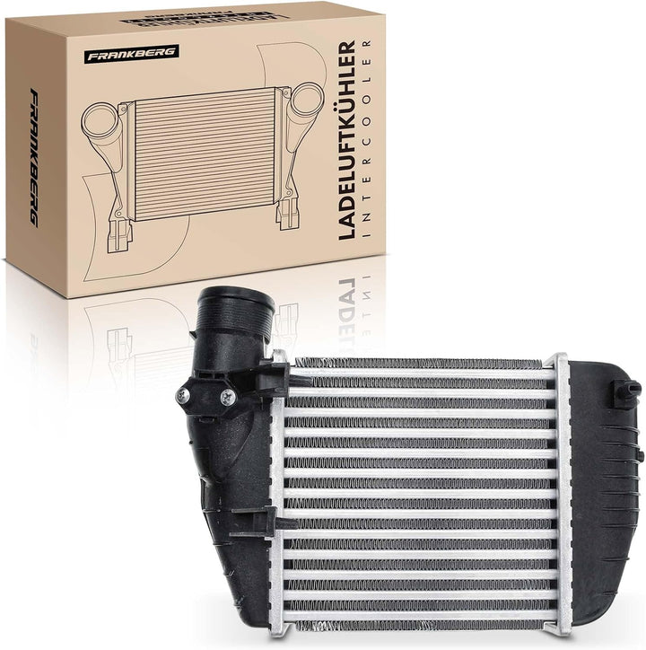 Frankberg 1x Ladeluftkühler Turbokühler Kompatibel mit A6 4F2 C6 2.0L 2004-2011 A6 Avant 4F5 C6 2.0L