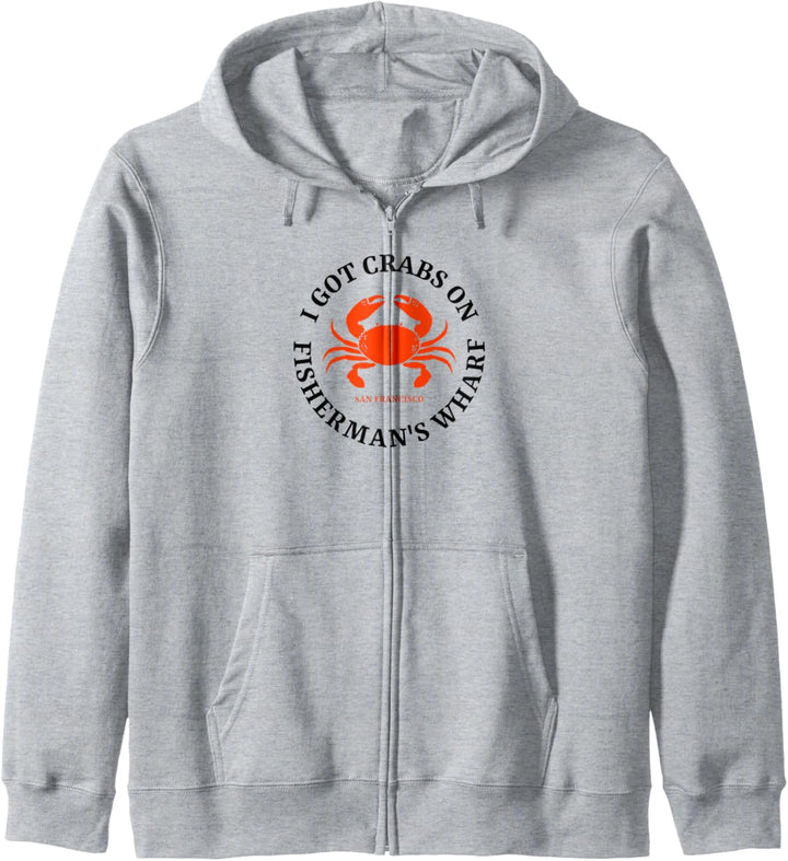 Fisherman's Wharf San Francisco Crabbing Gift Kapuzenjacke
