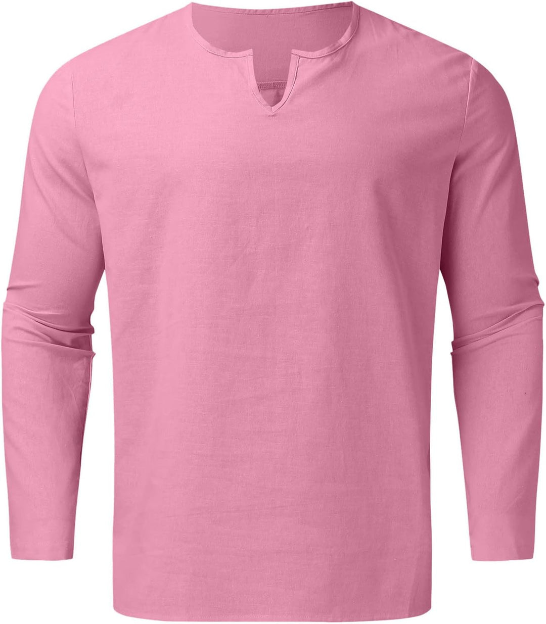 Duohropke Herren Leinenanzug Zweiteiler Sommer Freizeitanzug Leinen Hemd und Hose Männer Outfit Casu