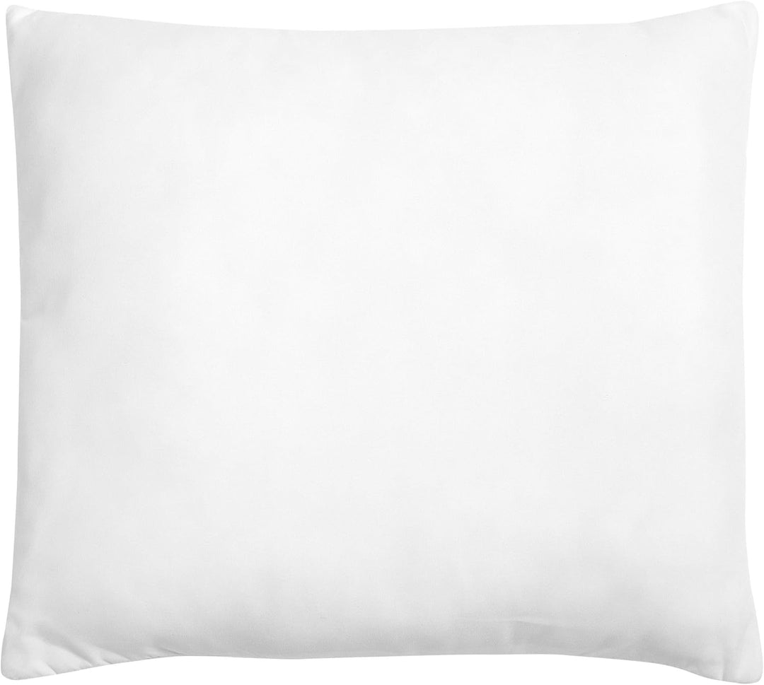 Kopfkissen 80x80 cm Mikrofaser weiss niedrig mit Polyester-Füllung Modern Errigal