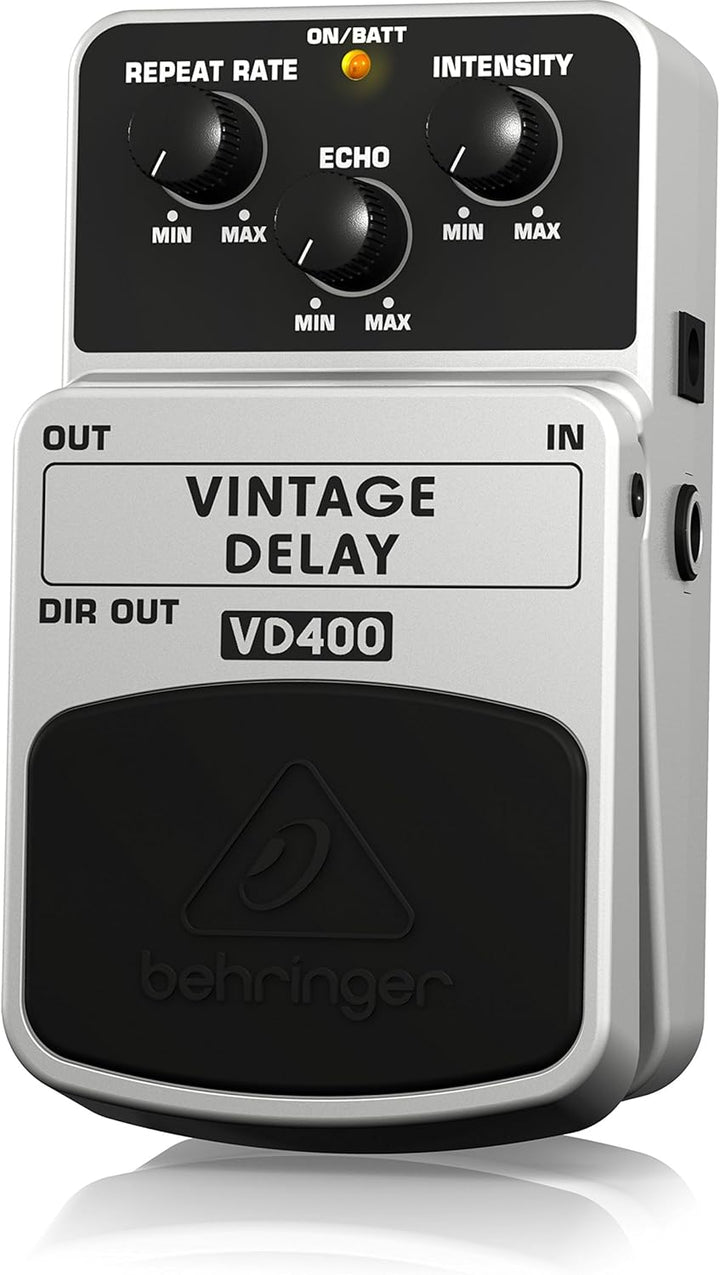 Best Price Square Guitar Pedal, Vintage DELAY VD400 by BEHRINGER VINTAGE DELAY VD400 Guitar Pedal, V