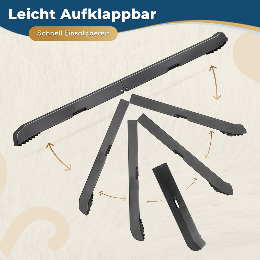 Hunderampe Auto Klappbar – 174 cm Lang & 38 cm Breit – rutschfeste Gummi Rampe für grosse Hunde – St