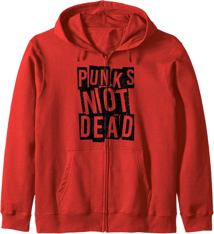 Punks Not Dead - Vintage Grunge - Punk Is Not Dead - Rock Kapuzenjacke