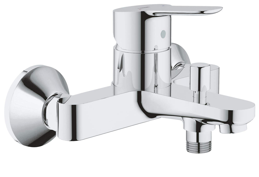 GROHE Start Edge - Einhand- Wannenbatterie (1/2″, Wandmontage, langlebige Oberfläche), chrom, 233480