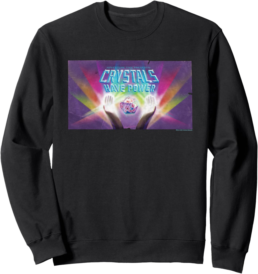 Adventure Time Crystals Have Power Card Sweatshirt