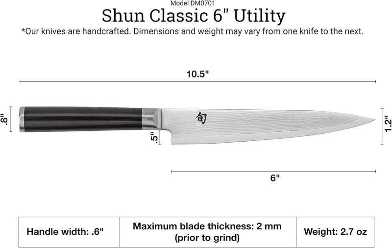 KAI DM-0701 Shun Allzweckmesser 6 (15, Allzweckmesser, Single