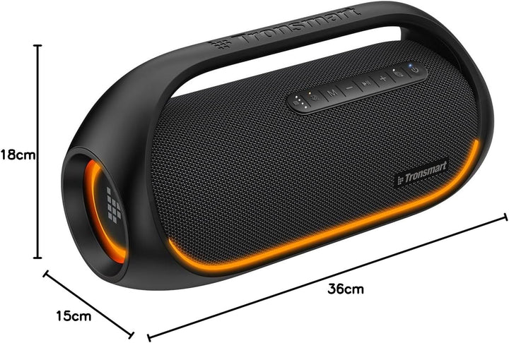 Tronsmart Bang Lautsprecher 60W, IPX6 Wasserdicht leistungsstarke BASS Box,Bluetooth Musikbox mit LE