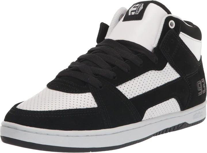 Etnies Herren Mc Rap Hi Top Skateschuh Skate-Schuh 42.5 EU Schwarz Weiss Weiss, 42.5 EU Schwarz Weis