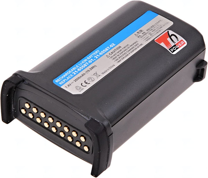 Akku für Zebra Barcode-Scanner, Teilenummer 82-111734-01, Li-Ion, 7,4 V, 2600 mAh (19,2 Wh), schwarz