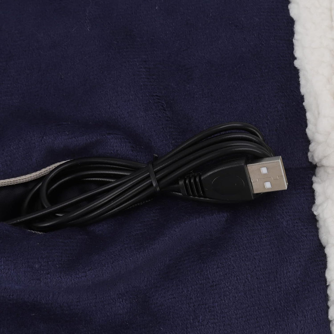 Beheizter Handwärmer-Muff, Sicherer Wiederaufladbarer Handwärmer USB Wiederaufladbar Weiches Plüsch-