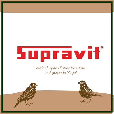 SUPRAVIT gehackte Erdnüsse Vogelfutter | fettreiche Erdnusskerne gehackt für Vögel | 2,5kg Erdnussbr
