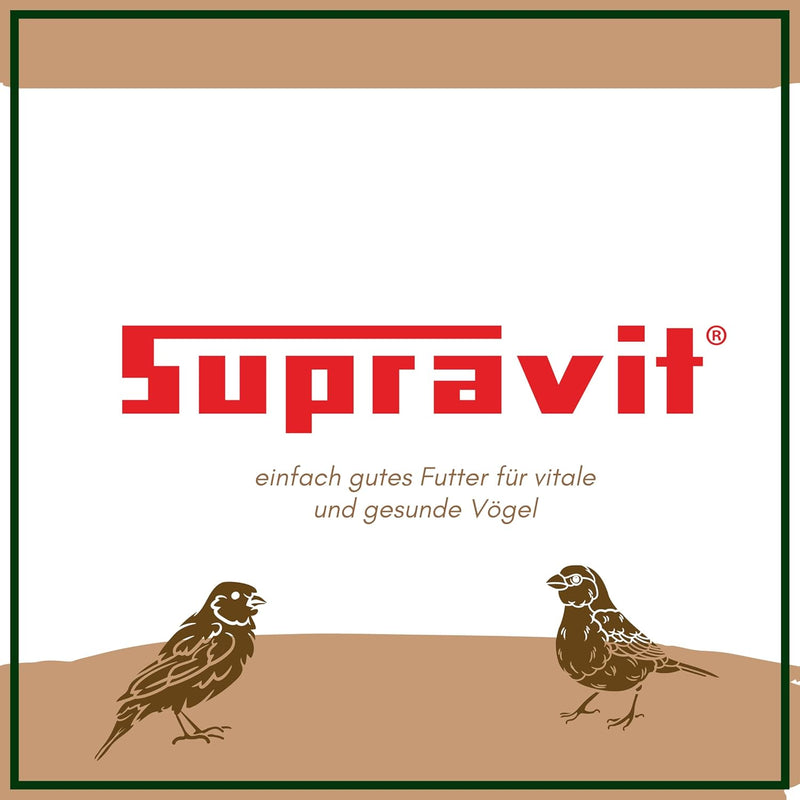 SUPRAVIT gehackte Erdnüsse Vogelfutter | fettreiche Erdnusskerne gehackt für Vögel | 2,5kg Erdnussbr